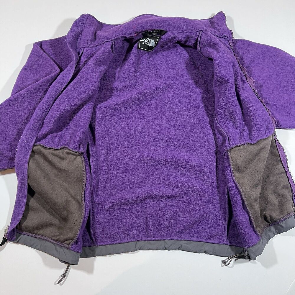 Vintage The North Face Fleece Jacket Nylon Panel Women's Small Outdoor - Picture 7 of 10